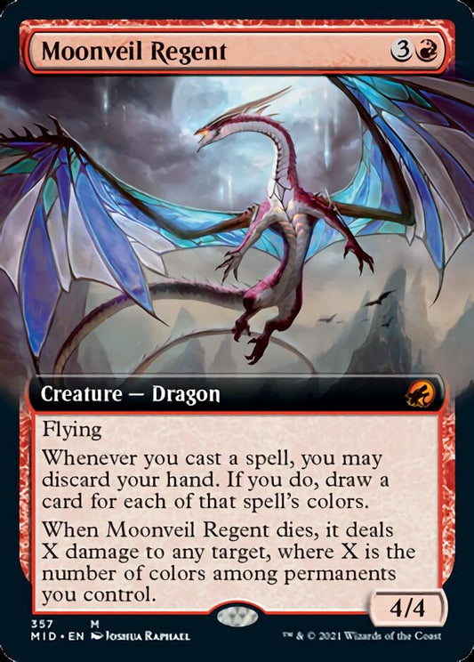 Moonveil Regent (Extended Art) [Innistrad: Midnight Hunt] [Foil]