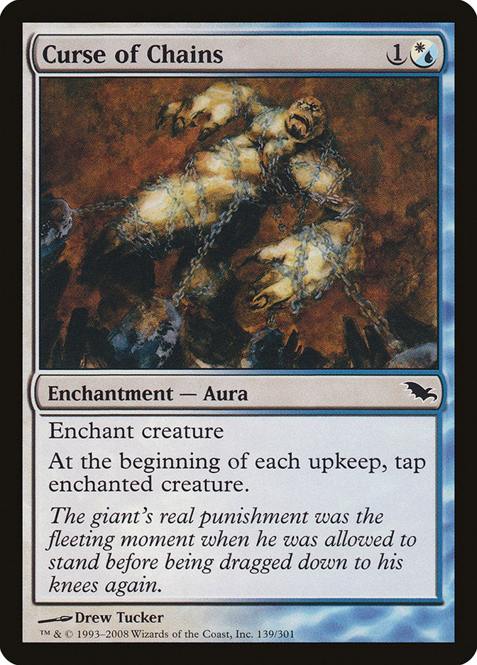 Curse of Chains [Shadowmoor] [Foil]