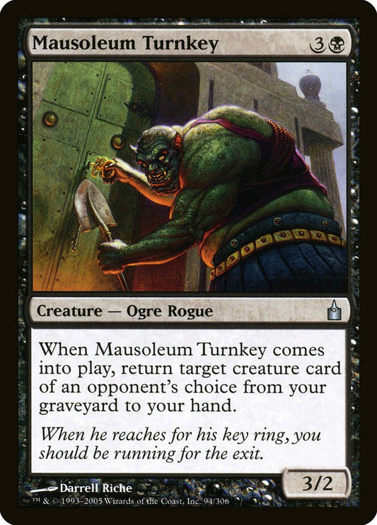 Mausoleum Turnkey [Ravnica: City of Guilds] [Foil]