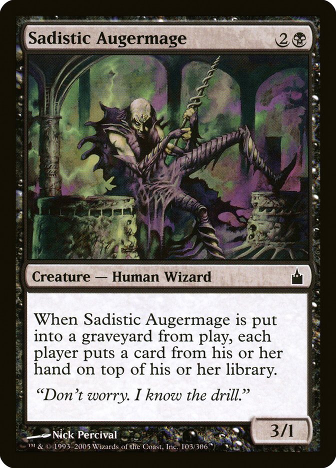 Sadistic Augermage [Ravnica: City of Guilds] [Foil]