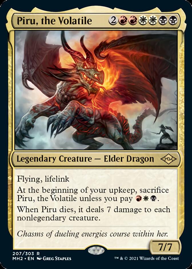 Piru, the Volatile [Modern Horizons 2] [Foil]