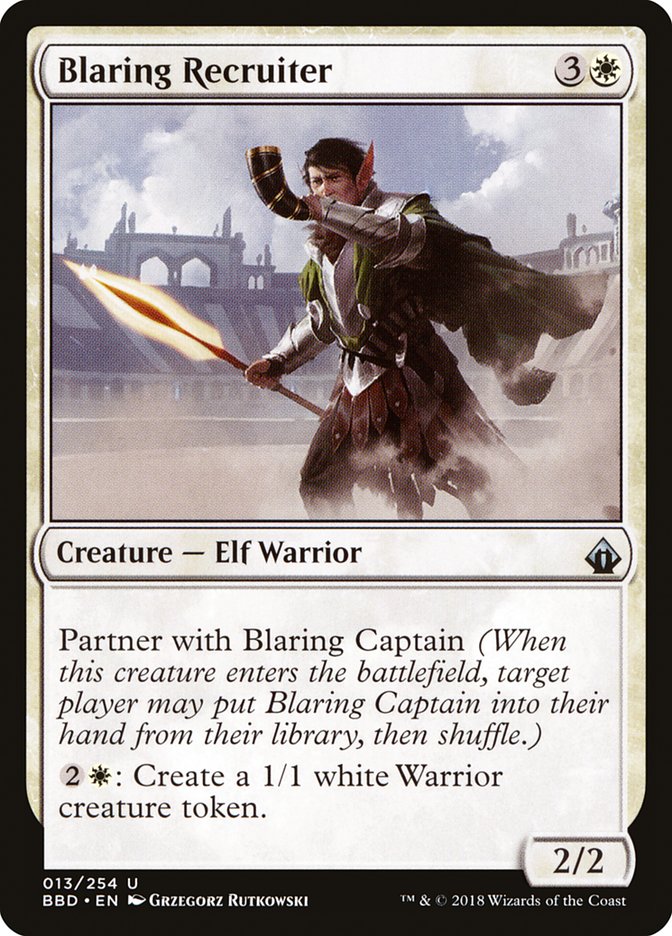 Blaring Recruiter [Battlebond] [Foil]