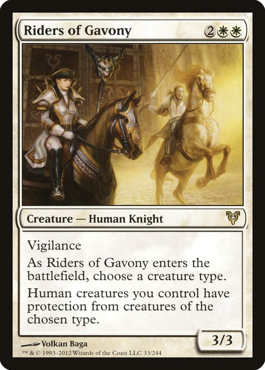 Riders of Gavony [Avacyn Restored] [Foil]