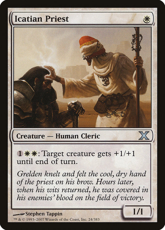 Icatian Priest [Tenth Edition] [Foil]