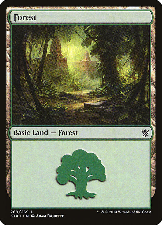 Forest (269) [Khans of Tarkir] [Foil]