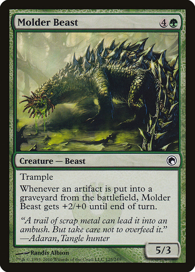 Molder Beast [Scars of Mirrodin] [Foil]