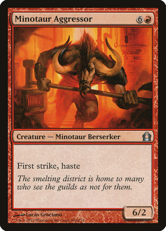 Minotaur Aggressor [Return to Ravnica] [Foil]