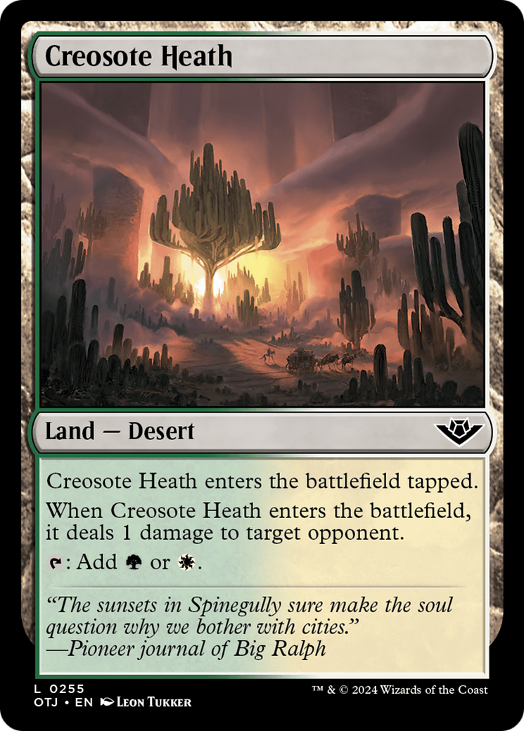 Creosote Heath [Outlaws of Thunder Junction] [Foil]