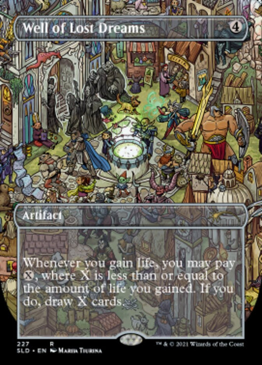 Well of Lost Dreams (227) (Borderless) [Secret Lair Drop Series] [Foil]