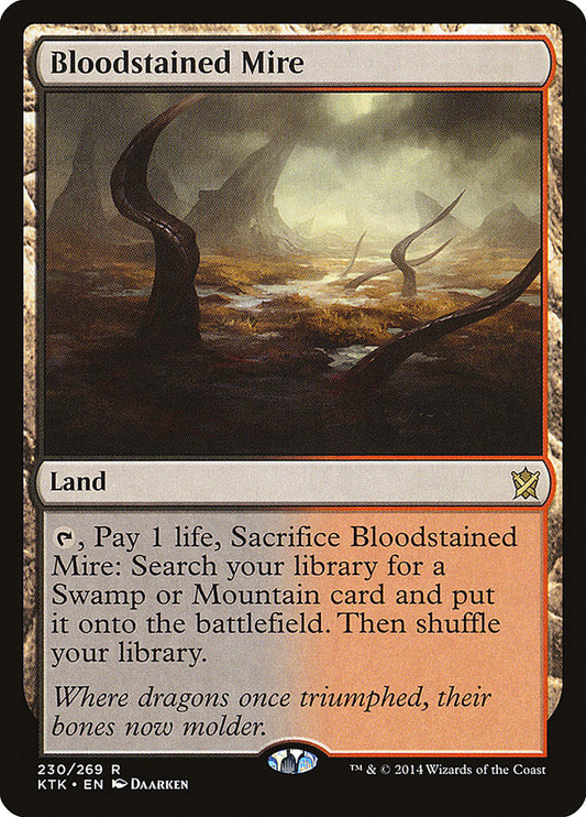 Bloodstained Mire [Khans of Tarkir] [Foil]