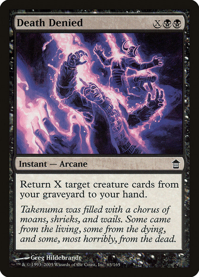 Death Denied [Saviors of Kamigawa] [Foil]