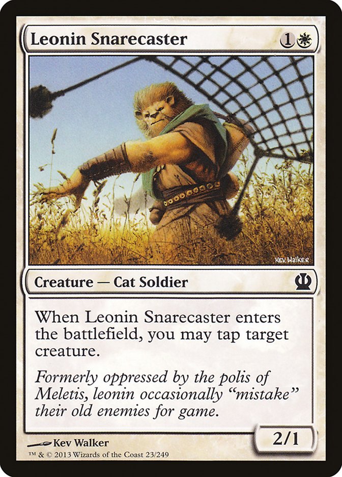 Leonin Snarecaster [Theros] [Foil]