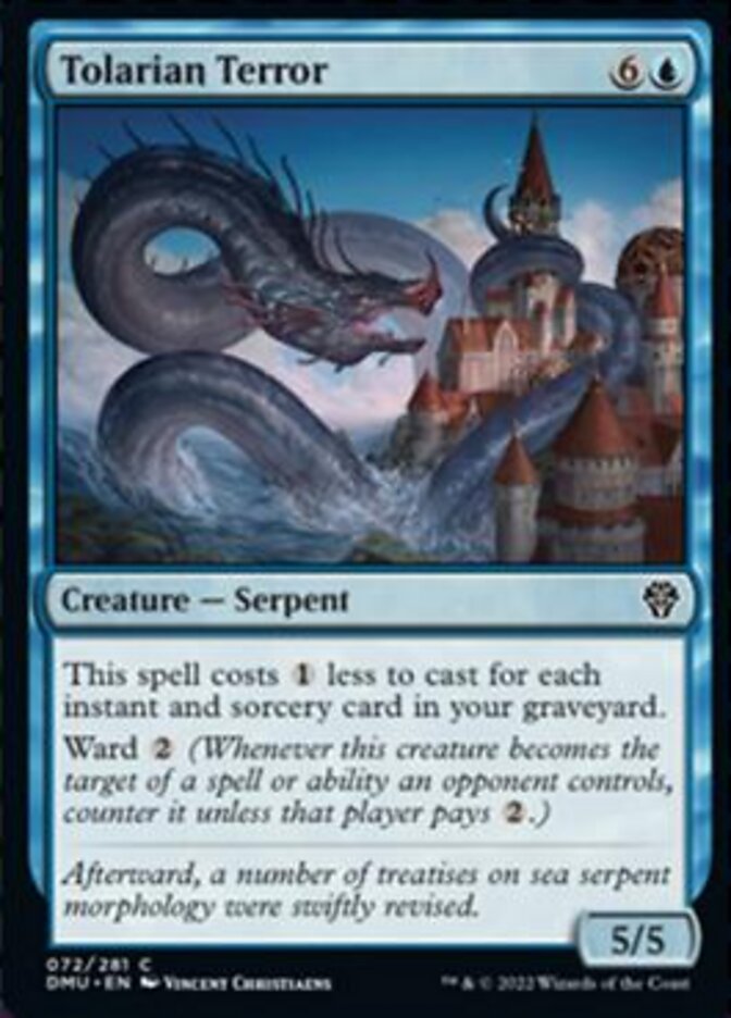 Tolarian Terror [Dominaria United] [Foil]
