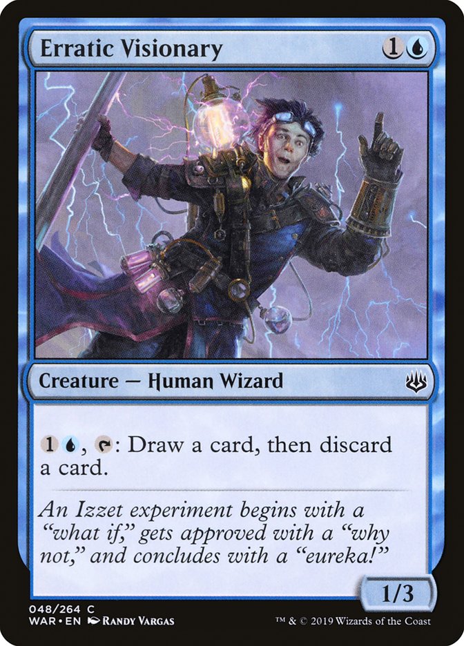 Erratic Visionary [War of the Spark] [Foil]