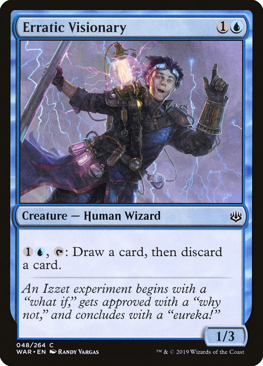 Erratic Visionary [War of the Spark] [Foil]