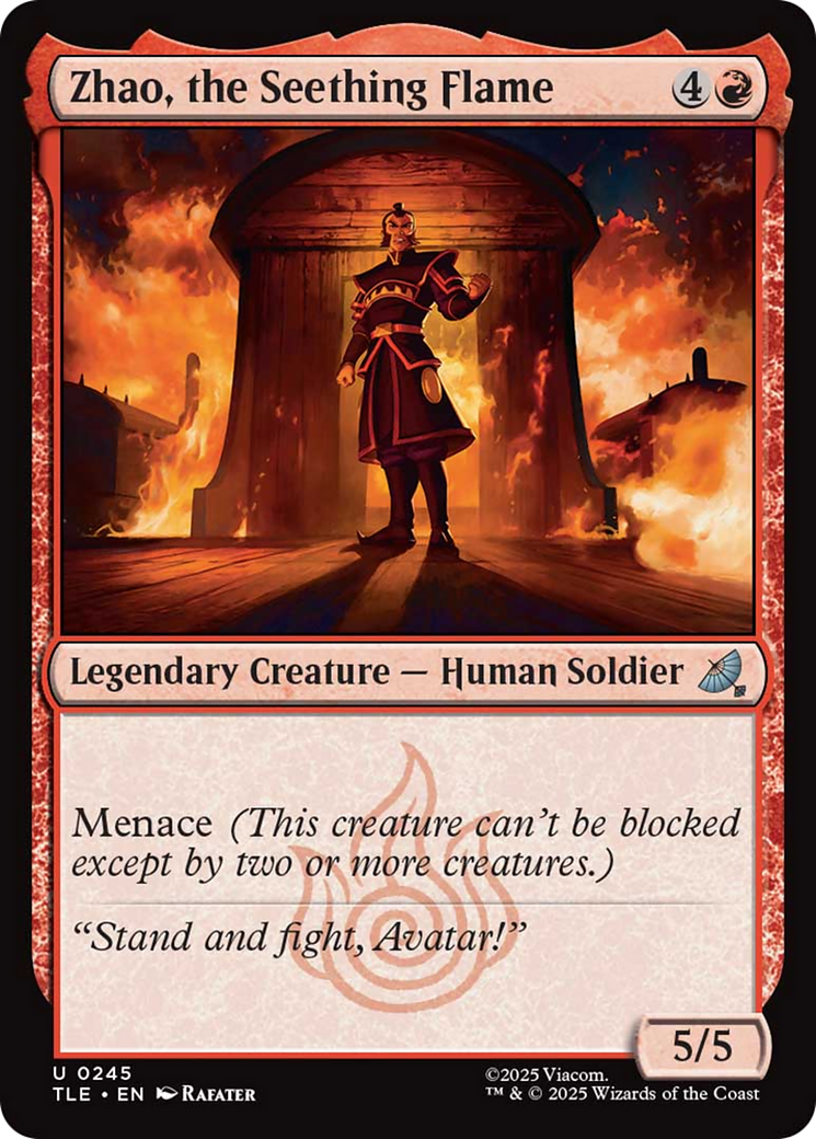 Zhao, the Seething Flame [Avatar: The Last Airbender: Eternal-Legal] [Foil]