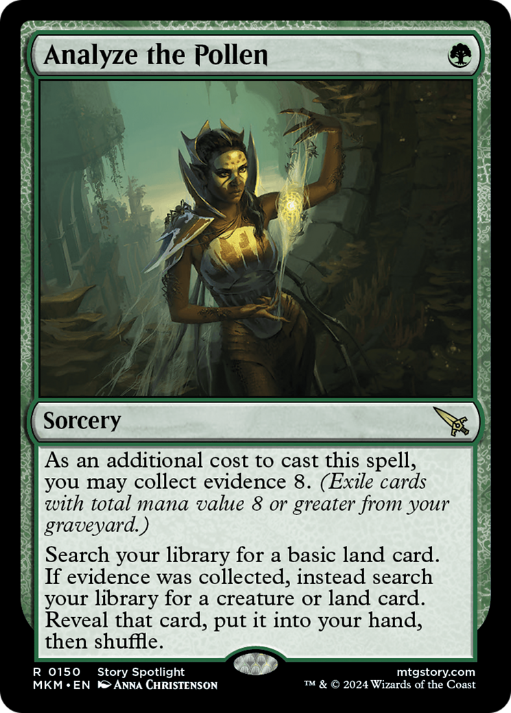 Analyze the Pollen [Murders at Karlov Manor] [Foil]