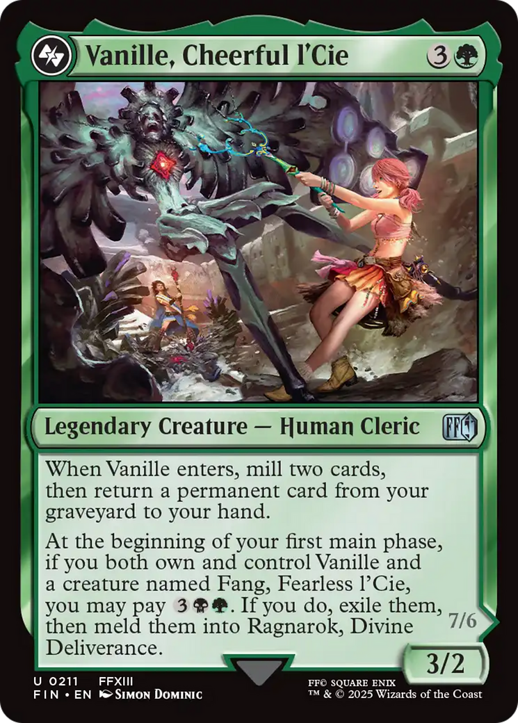 Vanille, Cheerful l'Cie // Ragnarok, Divine Deliverance [FINAL FANTASY] [Foil]