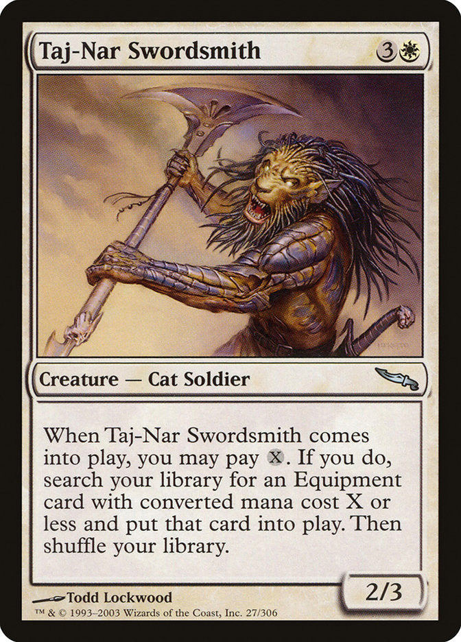 Taj-Nar Swordsmith [Mirrodin] [Foil]