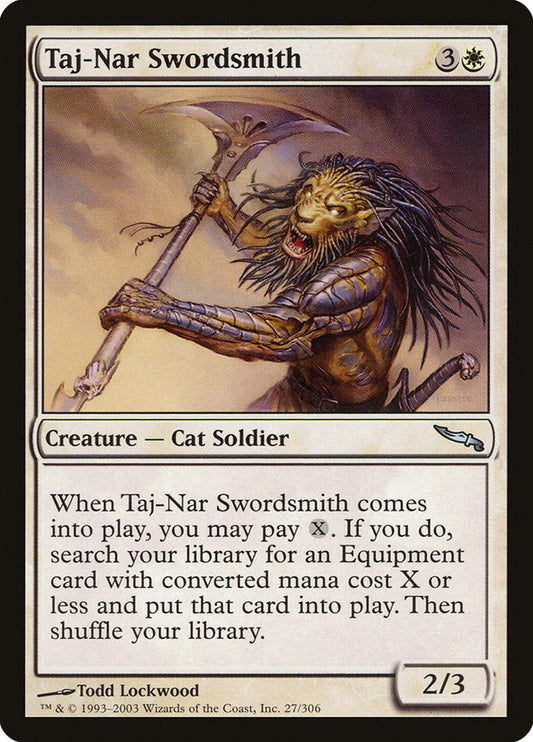 Taj-Nar Swordsmith [Mirrodin] [Foil]