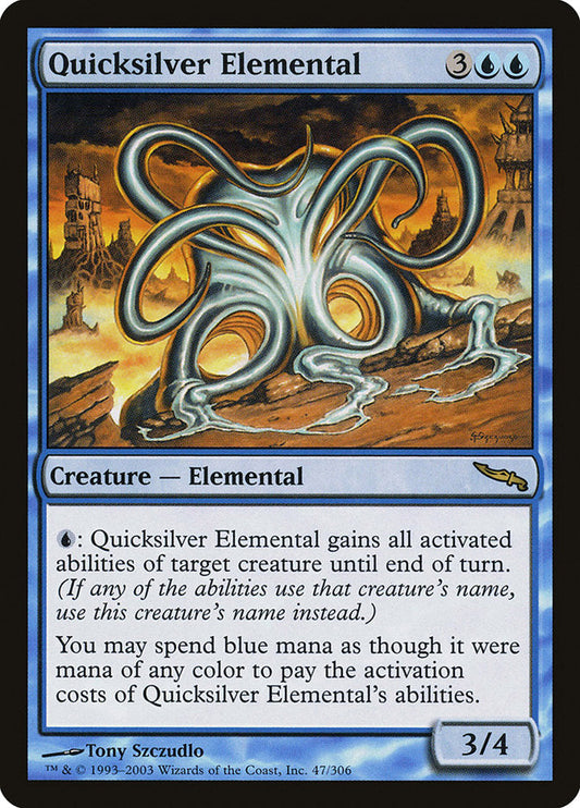 Quicksilver Elemental [Mirrodin] [Foil]