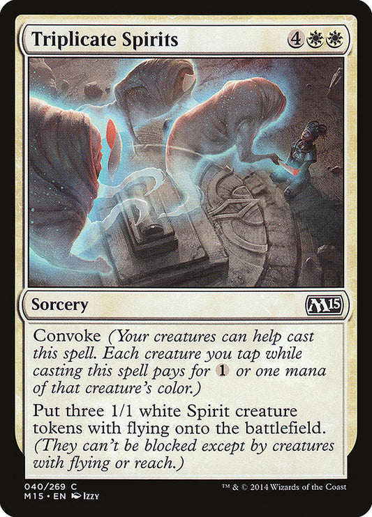 Triplicate Spirits [Core Set 2015] [Foil]