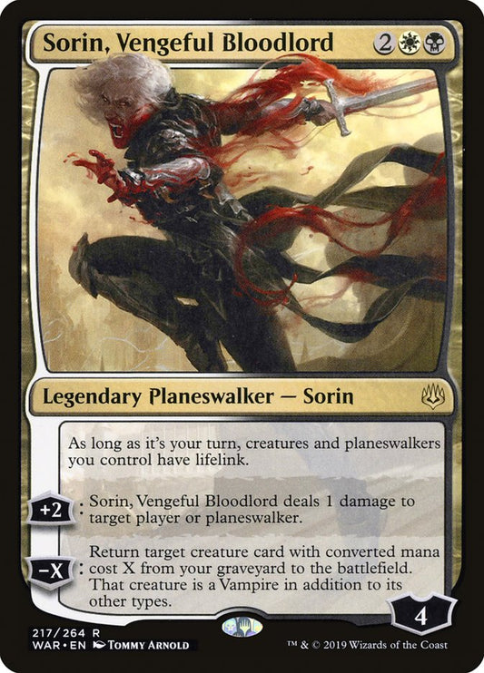 Sorin, Vengeful Bloodlord [War of the Spark] [Foil]