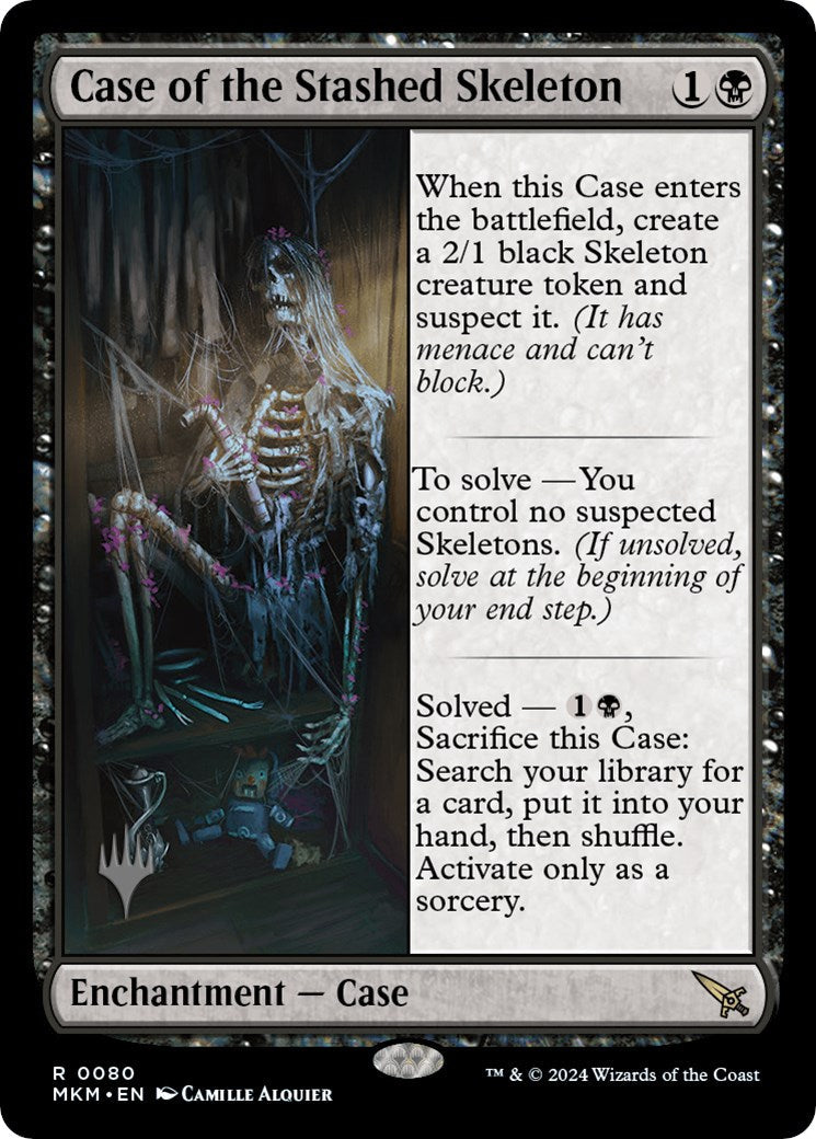 Case of the Stashed Skeleton (Promo Pack) [Murders at Karlov Manor Promos] [Foil]