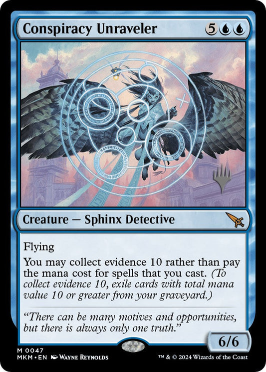 Conspiracy Unraveler (Promo Pack) [Murders at Karlov Manor Promos] [Foil]