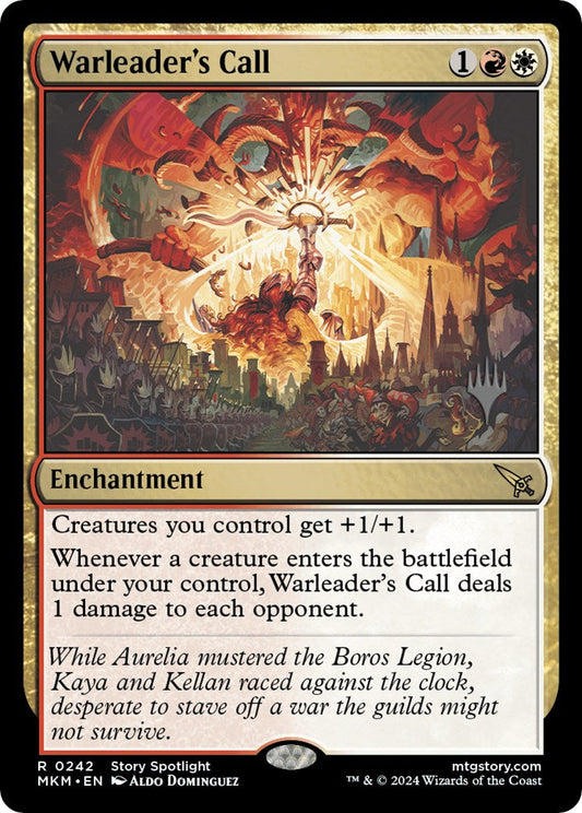 Warleader's Call (Promo Pack) [Murders at Karlov Manor Promos] [Foil]