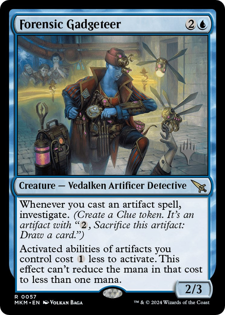 Forensic Gadgeteer (Promo Pack) [Murders at Karlov Manor Promos] [Foil]