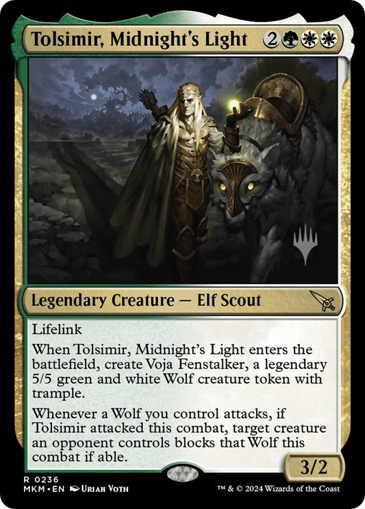 Tolsimir, Midnight's Light (Promo Pack) [Murders at Karlov Manor Promos] [Foil]