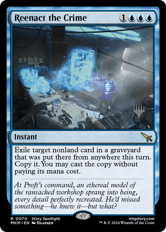 Reenact the Crime (Promo Pack) [Murders at Karlov Manor Promos] [Foil]