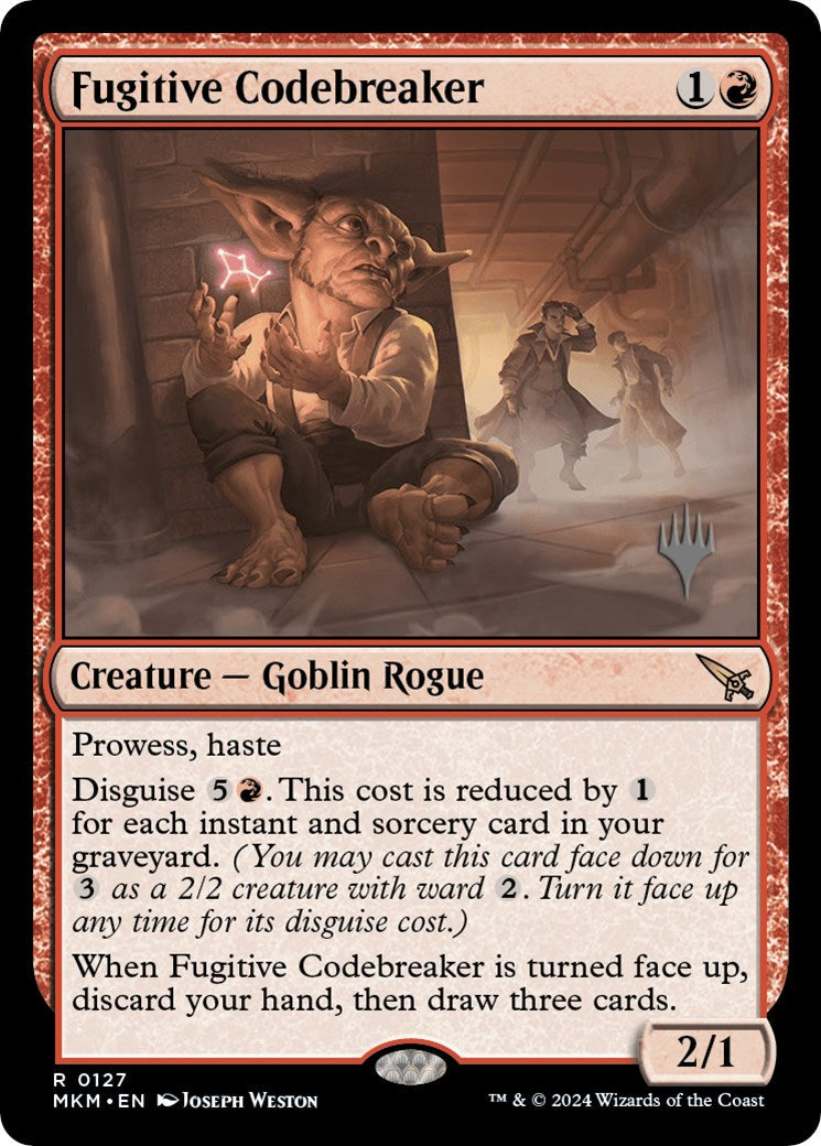 Fugitive Codebreaker (Promo Pack) [Murders at Karlov Manor Promos] [Foil]
