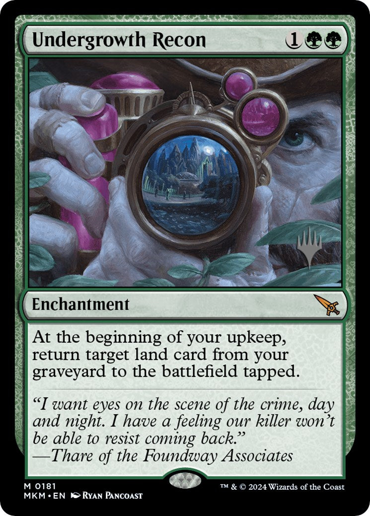Undergrowth Recon (Promo Pack) [Murders at Karlov Manor Promos] [Foil]