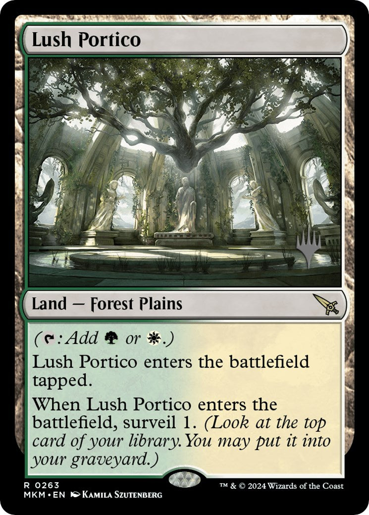 Lush Portico (Promo Pack) [Murders at Karlov Manor Promos] [Foil]