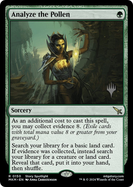 Analyze the Pollen (Promo Pack) [Murders at Karlov Manor Promos] [Foil]