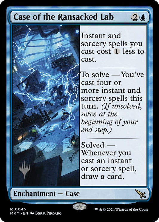 Case of the Ransacked Lab (Promo Pack) [Murders at Karlov Manor Promos] [Foil]