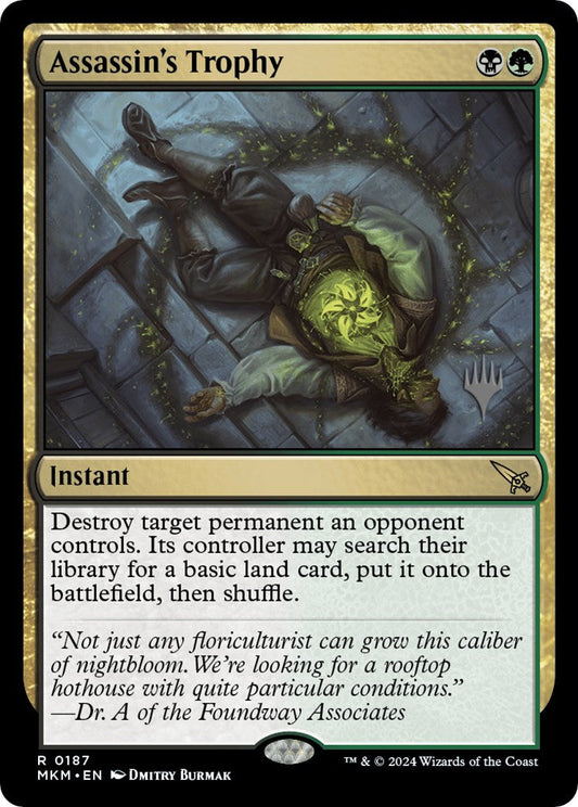 Assassin's Trophy (Promo Pack) [Murders at Karlov Manor Promos] [Foil]