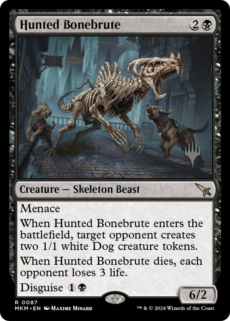 Hunted Bonebrute (Promo Pack) [Murders at Karlov Manor Promos] [Foil]