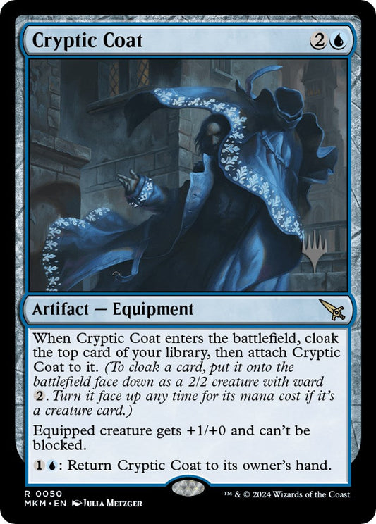 Cryptic Coat (Promo Pack) [Murders at Karlov Manor Promos] [Foil]