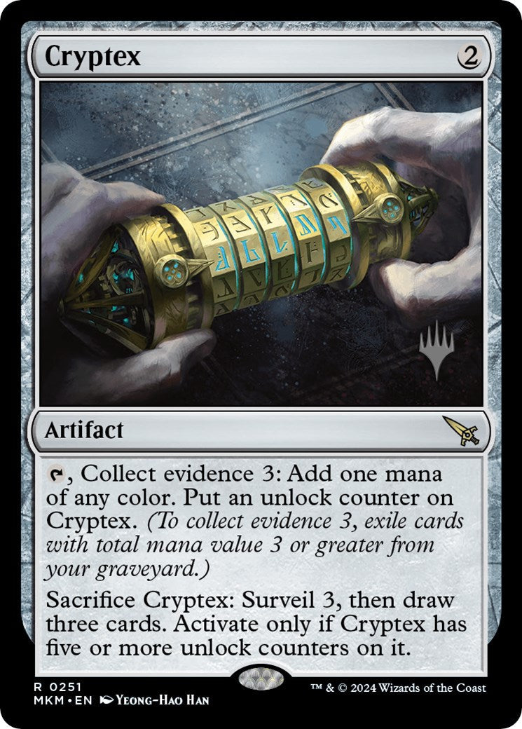 Cryptex (Promo Pack) [Murders at Karlov Manor Promos] [Foil]