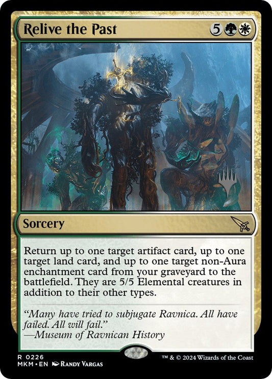 Relive the Past (Promo Pack) [Murders at Karlov Manor Promos] [Foil]