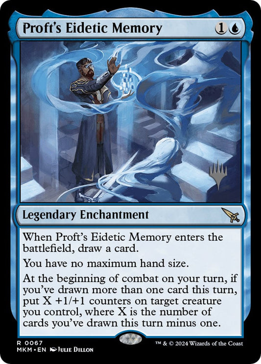 Proft's Eidetic Memory (Promo Pack) [Murders at Karlov Manor Promos] [Foil]