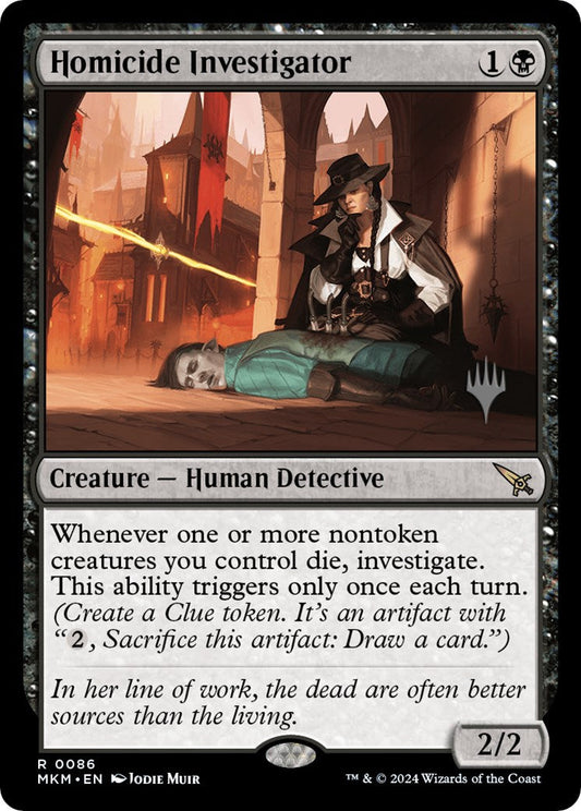 Homicide Investigator (Promo Pack) [Murders at Karlov Manor Promos] [Foil]