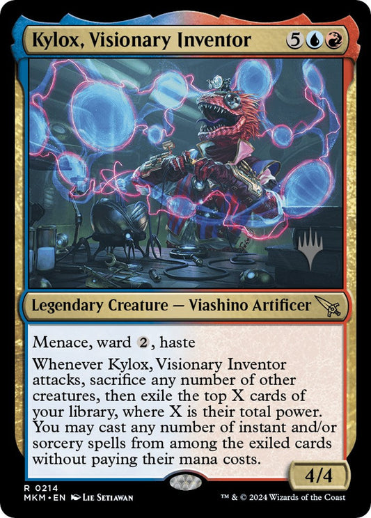 Kylox, Visionary Inventor (Promo Pack) [Murders at Karlov Manor Promos] [Foil]