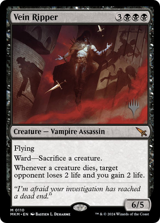 Vein Ripper (Promo Pack) [Murders at Karlov Manor Promos] [Foil]