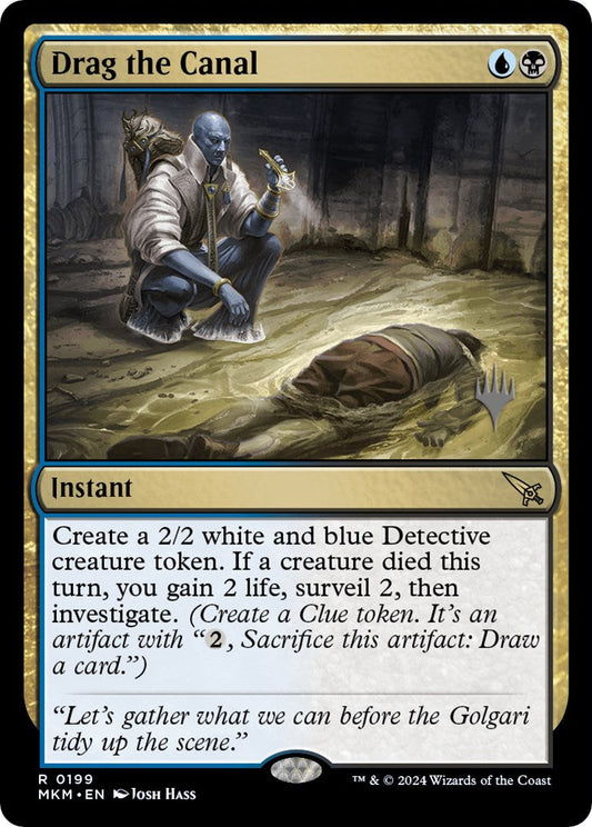 Drag the Canal (Promo Pack) [Murders at Karlov Manor Promos] [Foil]