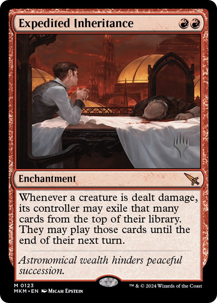Expedited Inheritance (Promo Pack) [Murders at Karlov Manor Promos] [Foil]
