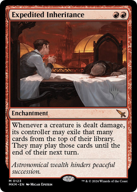 Expedited Inheritance (Promo Pack) [Murders at Karlov Manor Promos] [Foil]